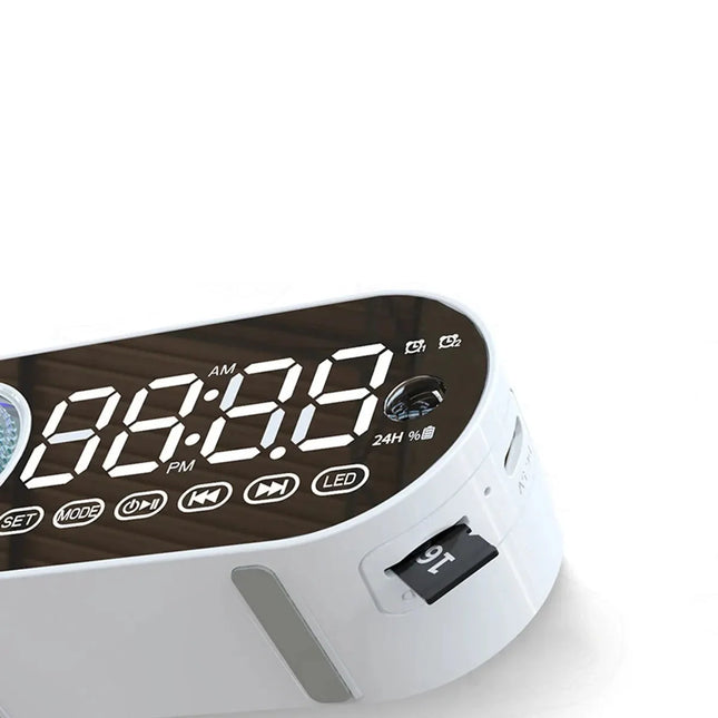 Smart väckarklocka med FM-radio och ljus