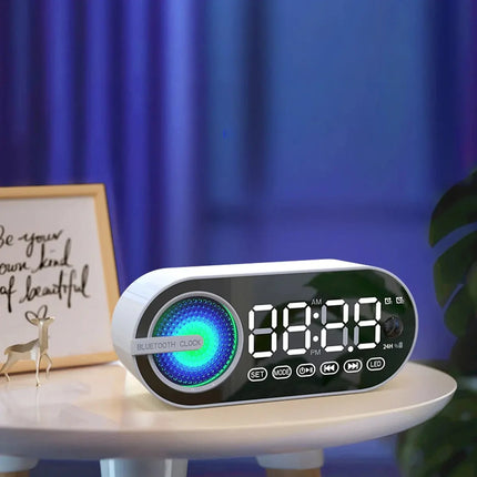 Smart väckarklocka med FM-radio och ljus