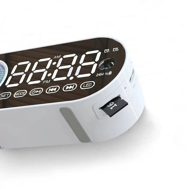 Smart väckarklocka med FM-radio och ljus