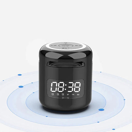 Trådlös Bluetooth väckarklocka med högtalare