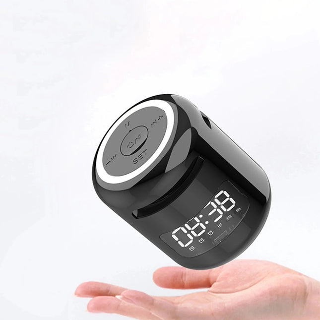 Trådlös Bluetooth väckarklocka med högtalare