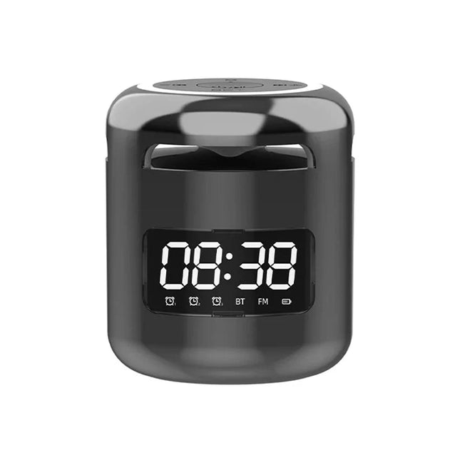 Trådlös Bluetooth väckarklocka med högtalare