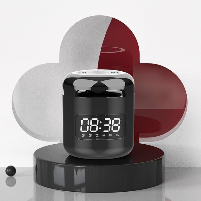 Trådlös Bluetooth väckarklocka med högtalare