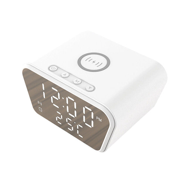 Väckarklocka med induktionsladdare för mobil