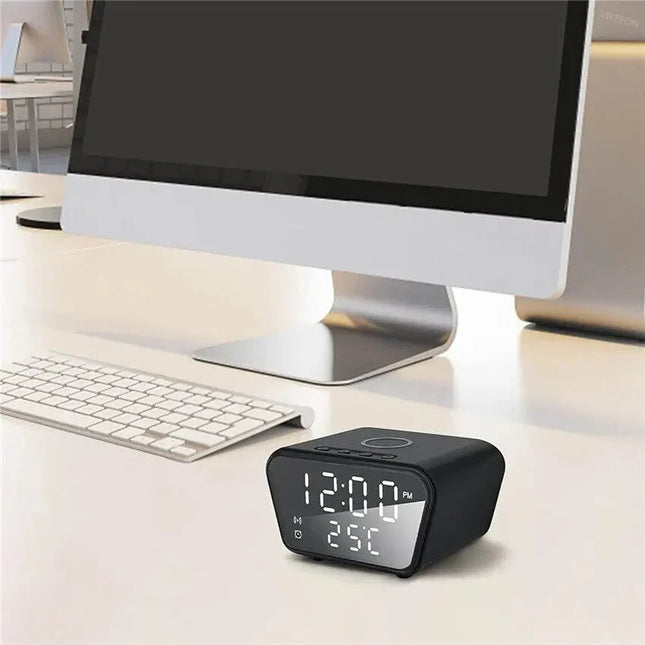 Smart väckarklocka med trådlös laddning
