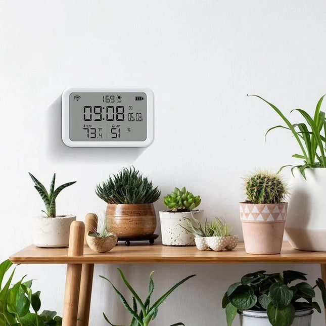 Smart digital väckarklocka för Google Home