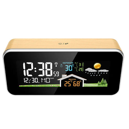 Smart väckarklocka med digital väderstation