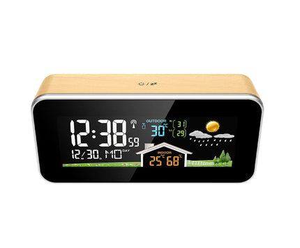 Smart väckarklocka med digital väderstation