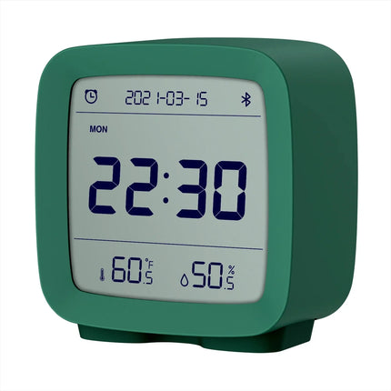 Batteridriven reseväckarklocka med stor display