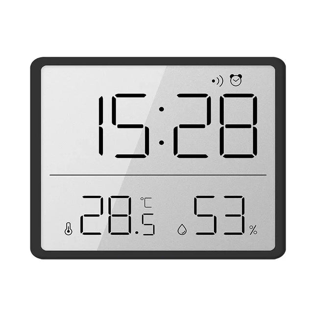 Tunn digital reseväckarklocka med alarm