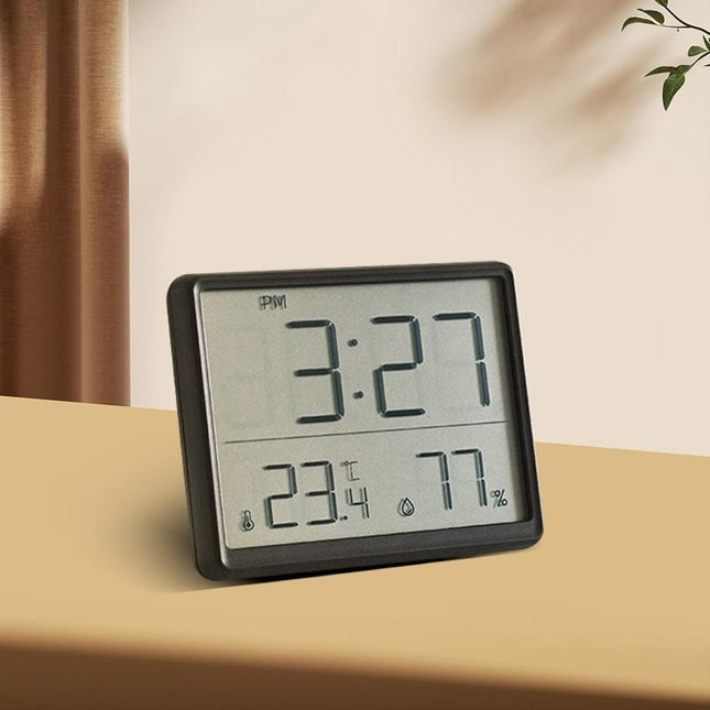 Tunn digital reseväckarklocka med alarm