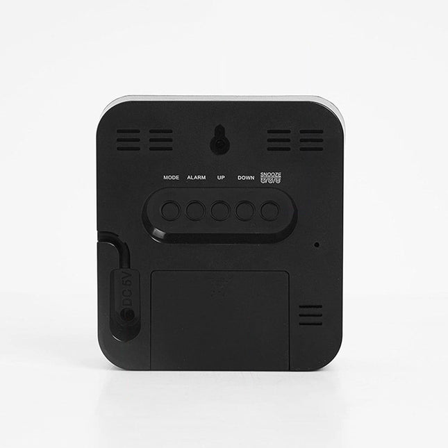 Smal digital reseväckarklocka med LED