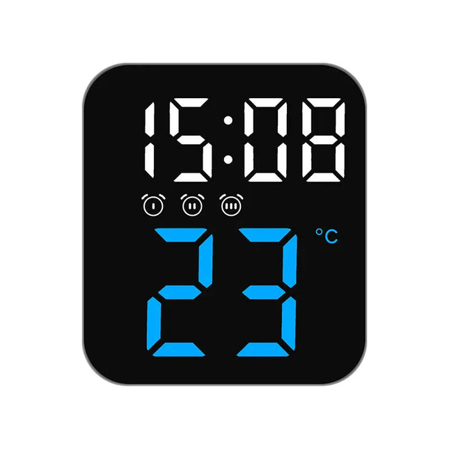 Digital reseväckarklocka med stor display