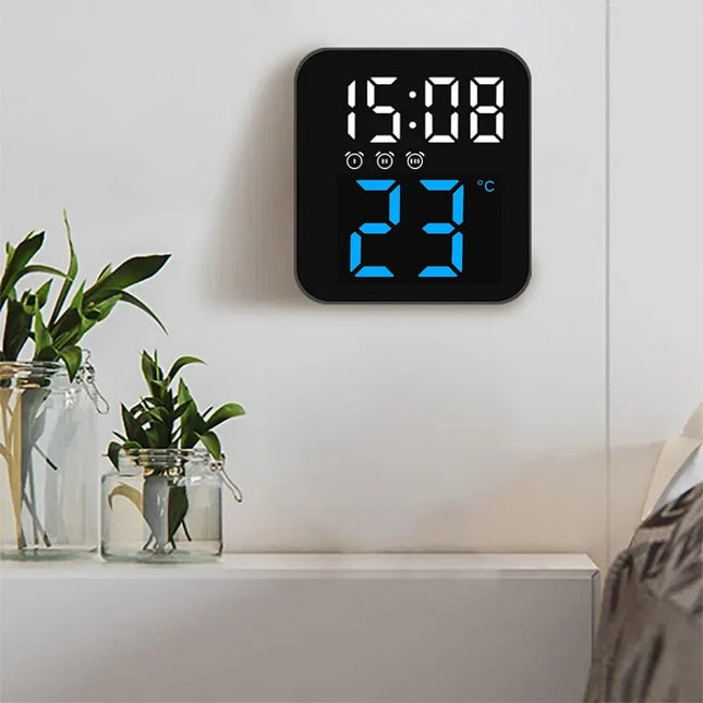 Digital reseväckarklocka med stor display