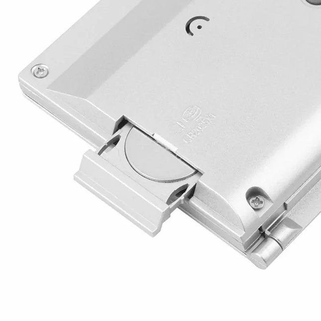 Vikbar digital reseväckarklocka med alarm
