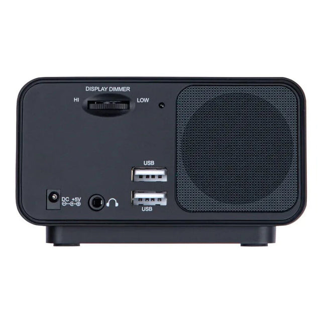 Digital klockradio med dubbla alarm