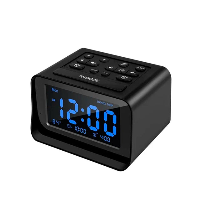 Digital klockradio med dubbla alarm