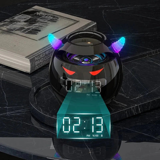 Cool väckarklocka med Bluetooth högtalare
