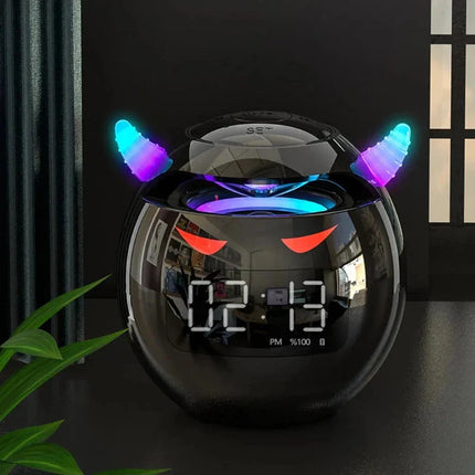 Cool väckarklocka med Bluetooth högtalare