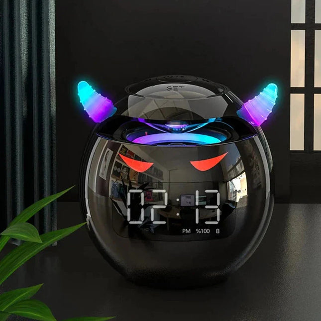 Cool väckarklocka med Bluetooth högtalare