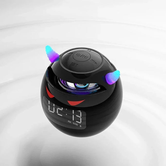 Cool väckarklocka med Bluetooth högtalare