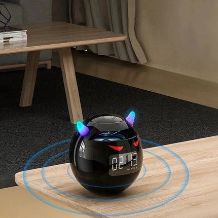 Cool väckarklocka med Bluetooth högtalare