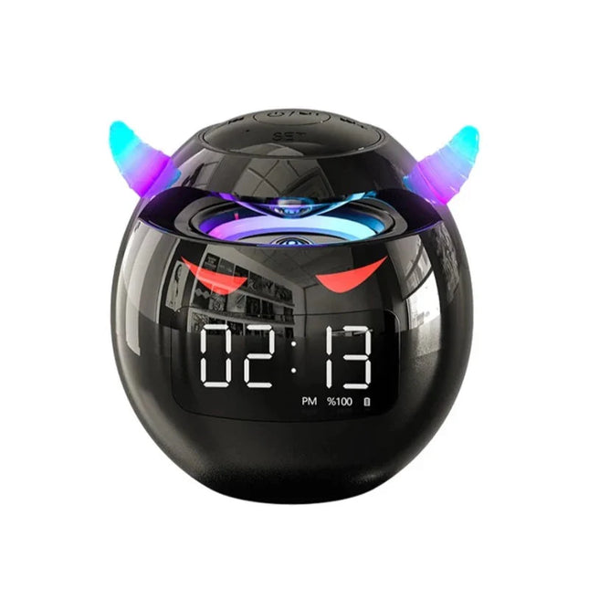 Cool väckarklocka med Bluetooth högtalare