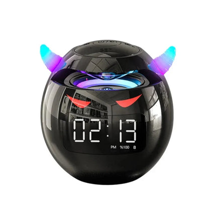 Cool väckarklocka med Bluetooth högtalare