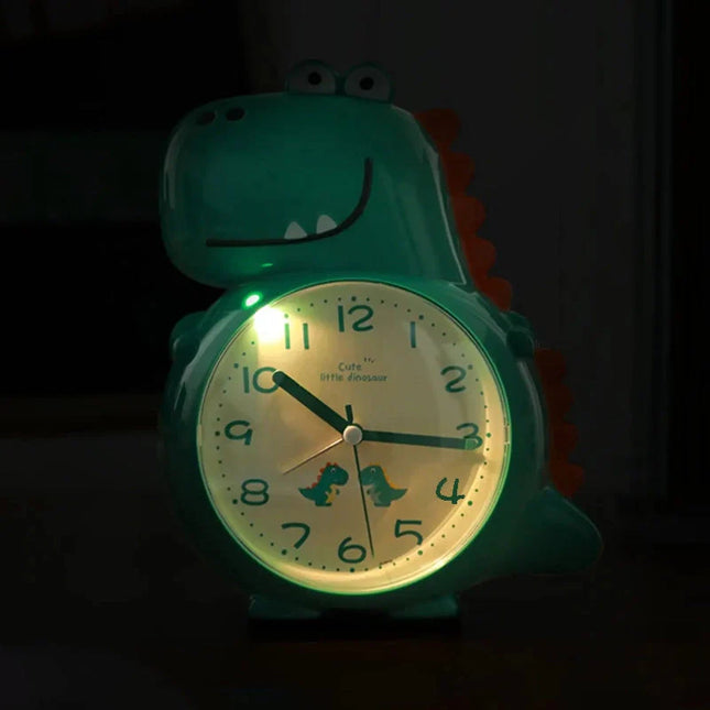 Söt dinosaurie väckarklocka för barnrum