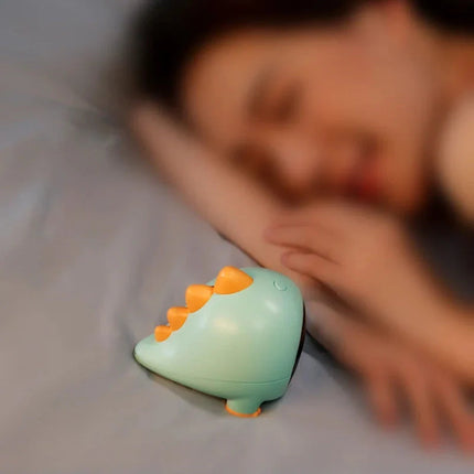 Digital dinosaurie väckarklocka med ljus