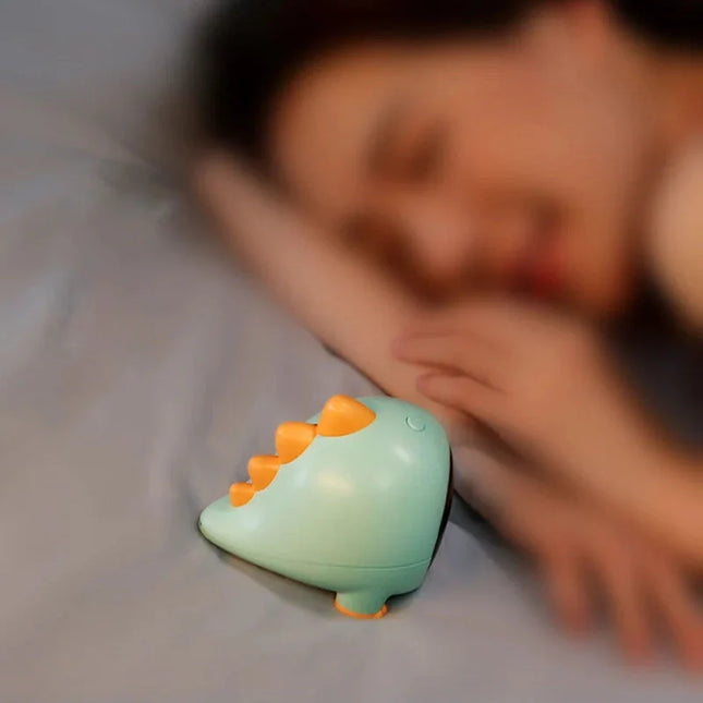 Digital dinosaurie väckarklocka med ljus