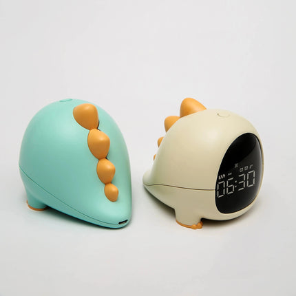 Digital dinosaurie väckarklocka med ljus