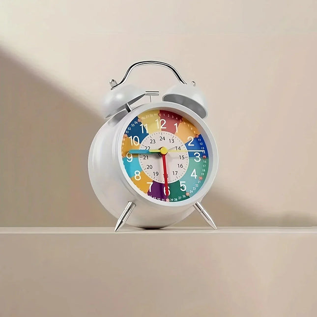 Färgrik pedagogisk väckarklocka för barn