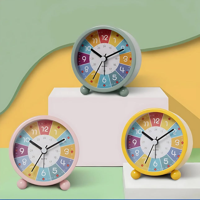 Pedagogisk barnväckarklocka för att lära sig