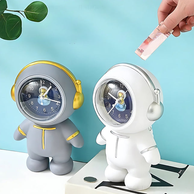Analog astronaut väckarklocka för barn