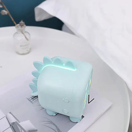 Dinosaurie väckarklocka med nattlampa för barn