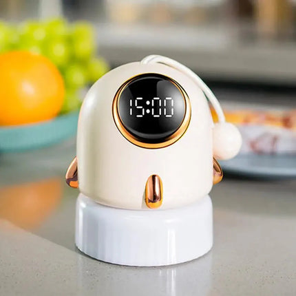 Väckarklocka för barn i form av raket