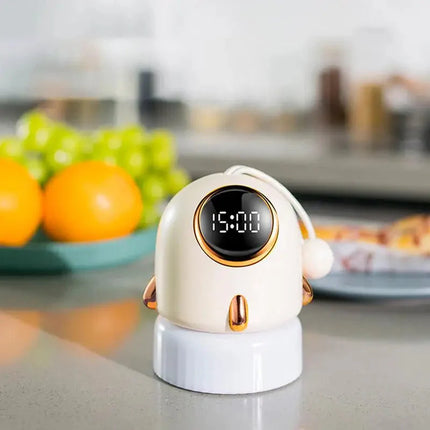 Väckarklocka för barn i form av raket