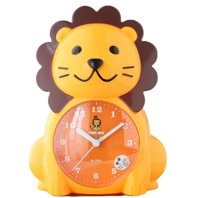Analog barnväckarklocka i form av lejon