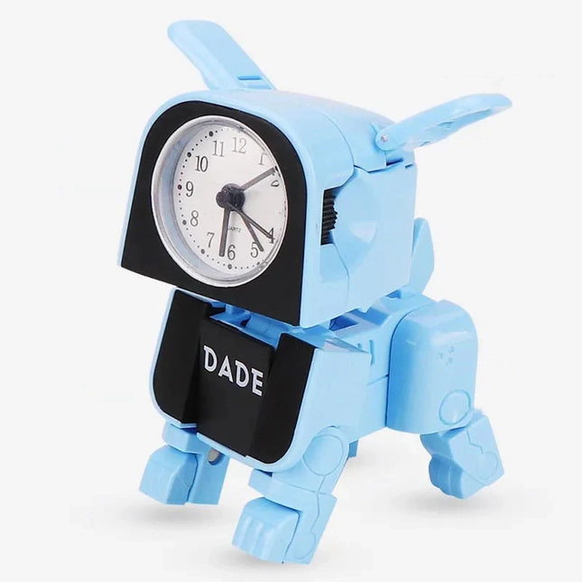 Lekfull robothund väckarklocka för barn