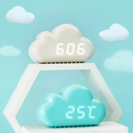 Molnformad digital väckarklocka för barn
