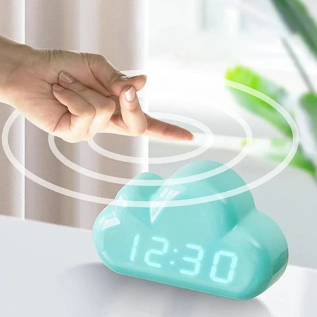 Molnformad digital väckarklocka för barn