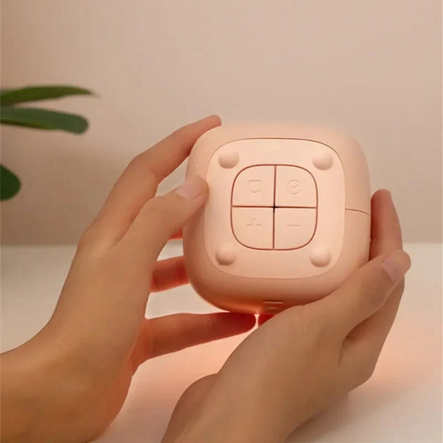 Rosa gris väckarklocka för barn