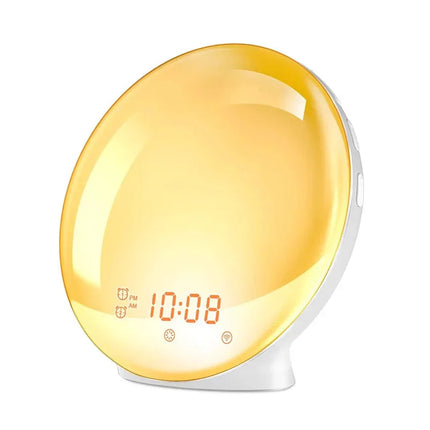 Smart väckarklocka med soluppgångssimulering