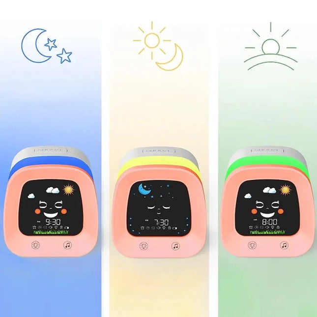 Dag natt klocka för flickor