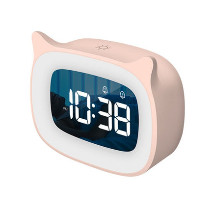 Rosa dag och natt väckarklocka