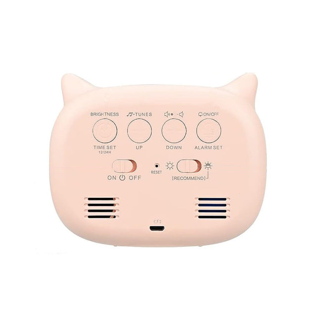 Rosa dag och natt väckarklocka