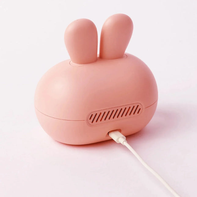 Söt kanin väckarklocka med nattlampa