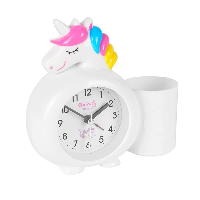 Batteridriven enhörning väckarklocka för flickor