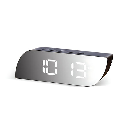 Modern digital väckarklocka med spegelskärm